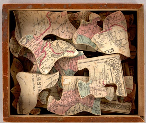 Dissected Map Jigsaw Puzzle