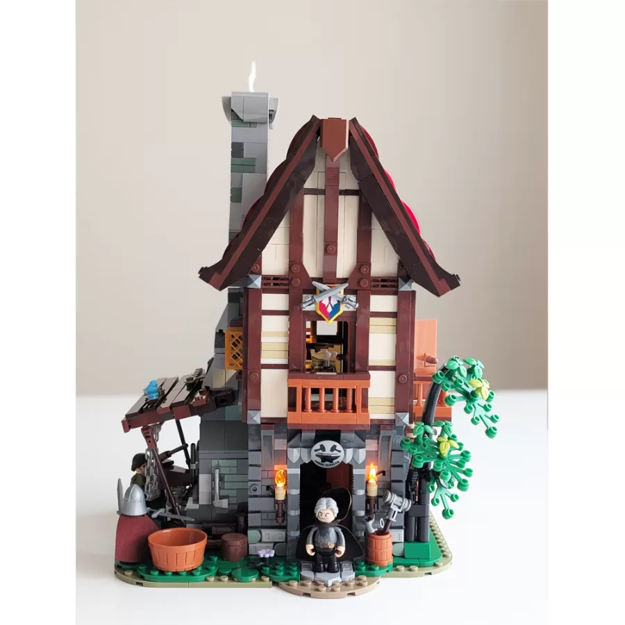 Funwhole Medieval Forge House 3D Building Set