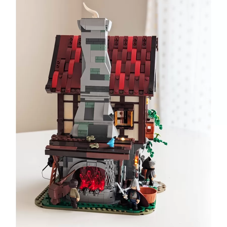 Funwhole Medieval Forge House 3D Building Set