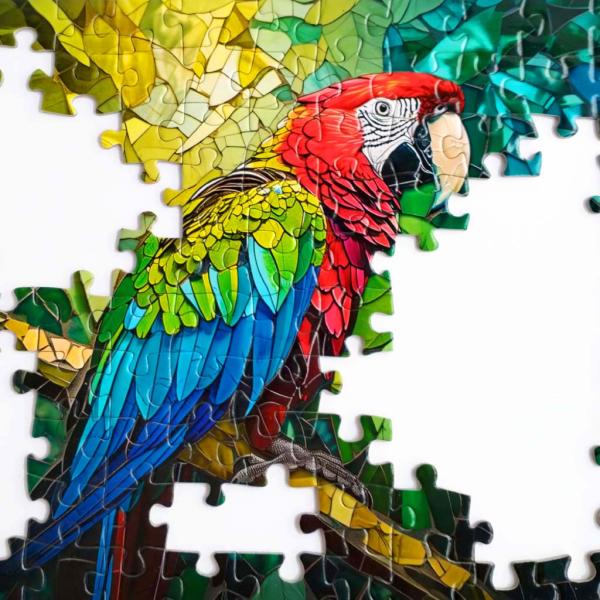 Nirvana Scarlet Macaw Jigsaw Puzzle